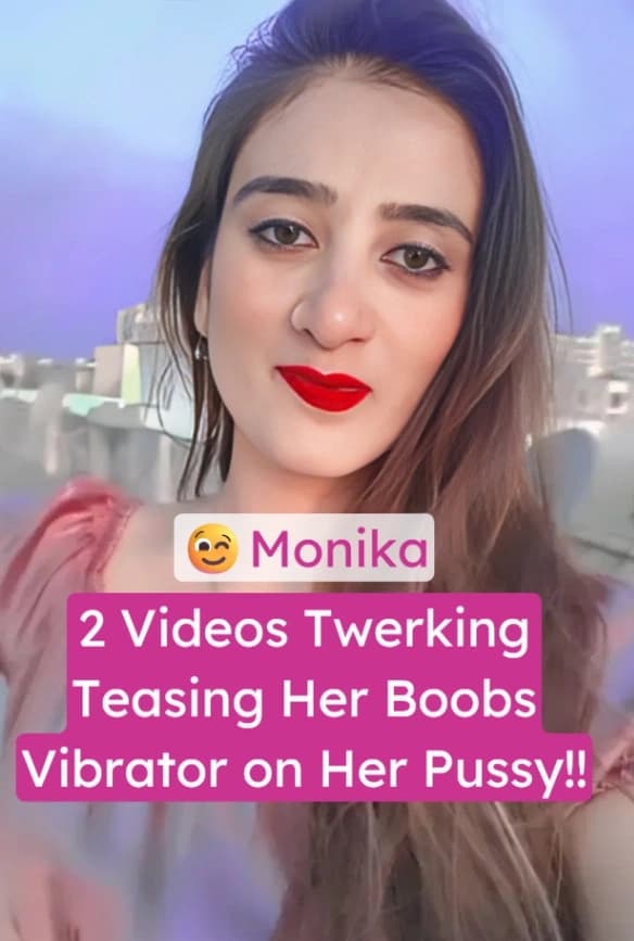 Monika Thakur Full Nude Twerking Teasing Her Boobs Using Vibrator on Her Pussy on Tango Live - Image 1