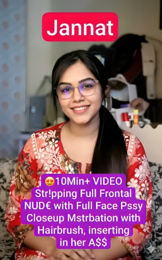 Jannat Nude Live Striptease Full Frontal Nude Pussy Closeup - Image 1