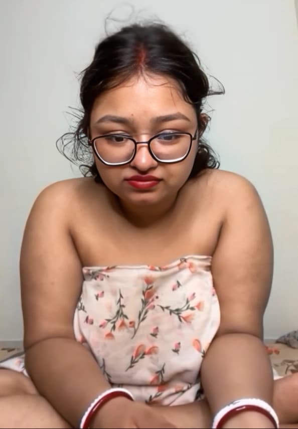 Desi Bhabhi with Massive Tits Fingering and Licking Her Wet Pussy in Live HD Show - Image 1